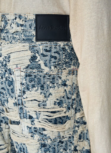 Acne Studios 1981 Distressed Jeans Blue acn0161002