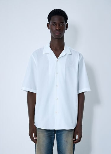 Acne Studios Logo Embroidery Shirt White acn0161007