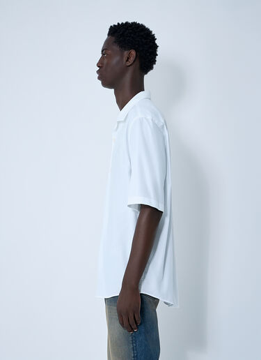 Logo Embroidery Shirt Acne Studios Logo Embroidery Shirt White acn0161007