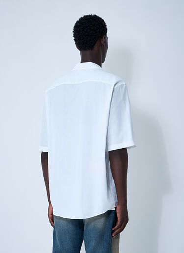 Logo Embroidery Shirt Acne Studios Logo Embroidery Shirt White acn0161007