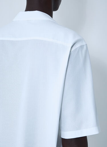 Logo Embroidery Shirt Acne Studios Logo Embroidery Shirt White acn0161007