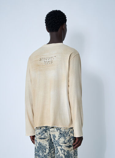 Logo Motif T-Shirt Acne Studios Logo Motif T-Shirt Beige acn0161010
