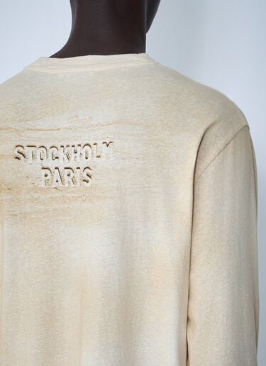 Acne Studios Logo Motif T-Shirt Beige acn0161010