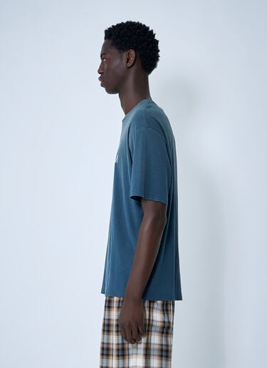 Acne Studios Logo Motif T-Shirt Navy acn0161011