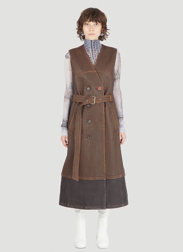 Western 无袖连衣裙 Acne Studios Western 无袖连衣裙 棕 acn0246003