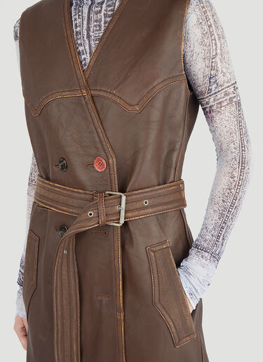 Acne Studios Western 无袖连衣裙 棕 acn0246003