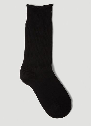 Face Yourself Socks Acne Studios Face Yourself Socks Black acn0247035