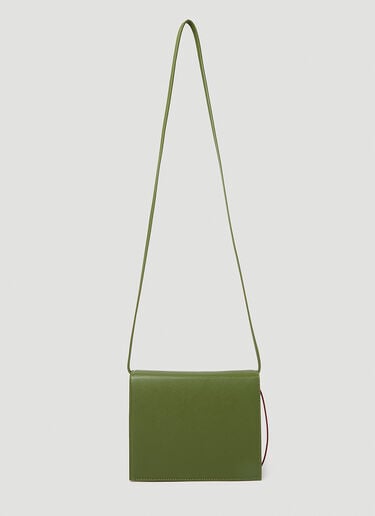 Acne Studios Book Smart Shoulder Bag Green acn0251009