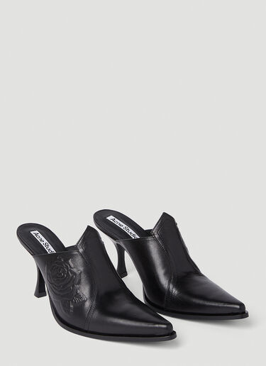Rose High Heel Mules Acne Studios Rose High Heel Mules Black acn0252037