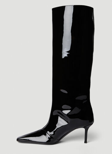 High Patent Heeled Boots Acne Studios High Patent Heeled Boots Black acn0252039