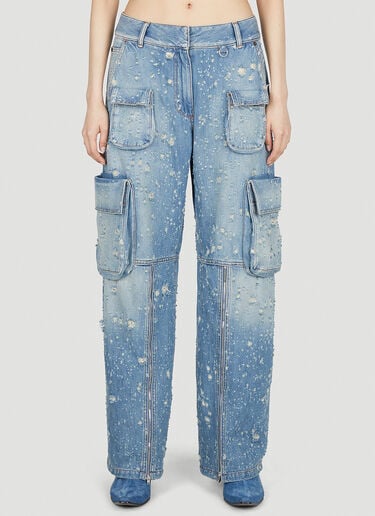 데님 카고 진 Acne Studios 데님 카고 진 블루 acn0252052