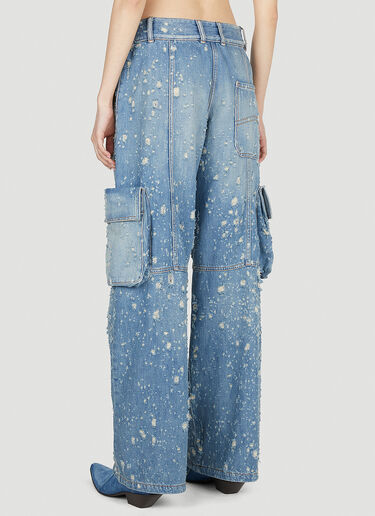 Acne Studios 데님 카고 진 블루 acn0252052