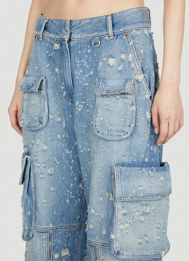 Acne Studios 데님 카고 진 블루 acn0252052