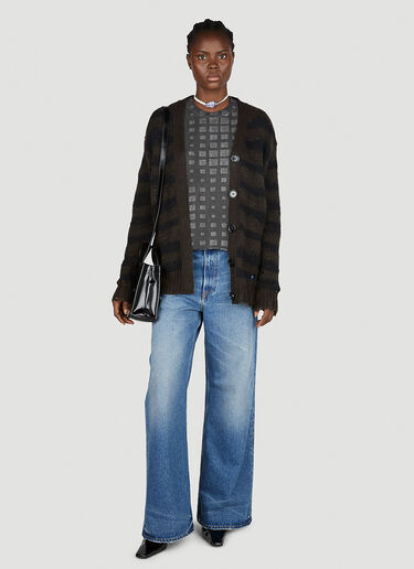 Acne Studios 와이드 레그 진 블루 acn0252082