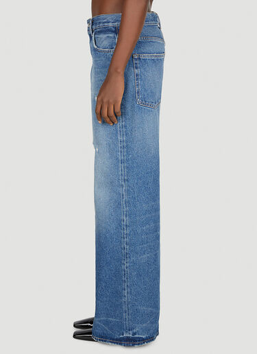 Acne Studios 와이드 레그 진 블루 acn0252082