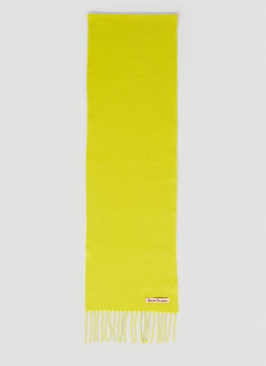 Acne Studios 내로우 스카프 옐로우 acn0253050