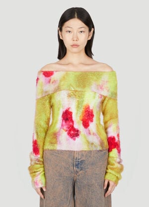 Acne Studios Fuzzy Knit Sweater Multicolour acn0254010