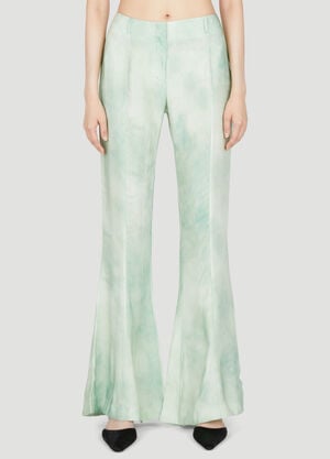 Acne Studios Marbel 印花喇叭裤 绿色 acn0254033