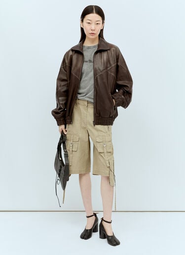 Supple Leather Jacket Acne Studios Supple Leather Jacket Brown acn0256017