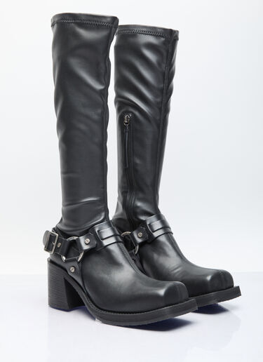 풀온 버클 부츠 Acne Studios 풀온 버클 부츠 블랙 acn0256023