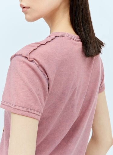 Graphic Print T-Shirt Acne Studios Graphic Print T-Shirt Pink acn0256038