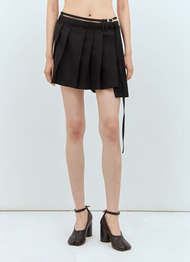 Pleated Mini Skirt Acne Studios Pleated Mini Skirt Black acn0257024