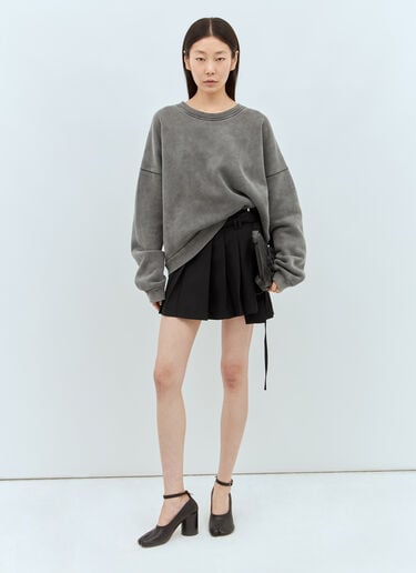 Pleated Mini Skirt Acne Studios Pleated Mini Skirt Black acn0257024