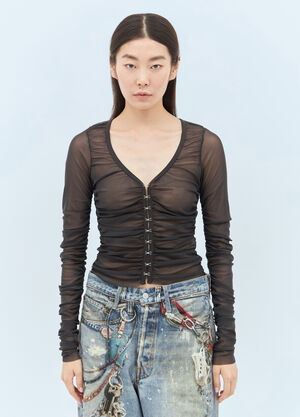 Acne Studios 网眼罩衫  灰色 acn0258004