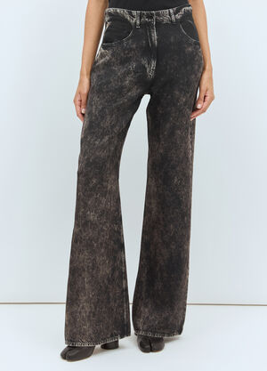 Acne Studios 印花长裤 黑色 acn0258013