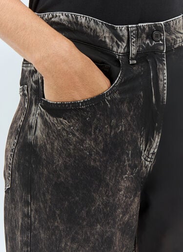 Acne Studios 印花长裤 黑色 acn0258013