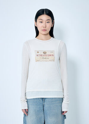 Acne Studios 双层长袖 T 恤 白色 acn0259007