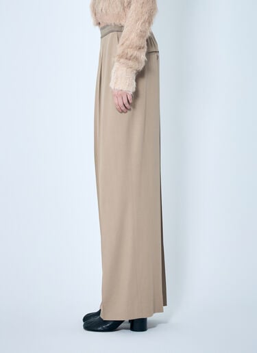 Acne Studios 로고 테이프 트윌 팬츠 베이지 acn0259010