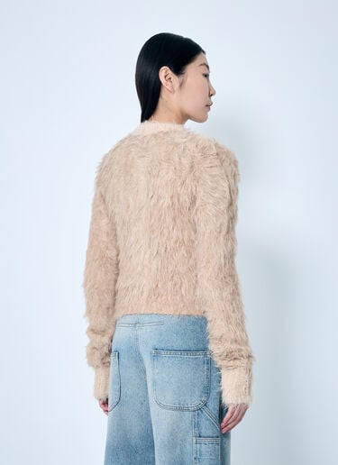Acne Studios Textured Cardigan Beige acn0259026