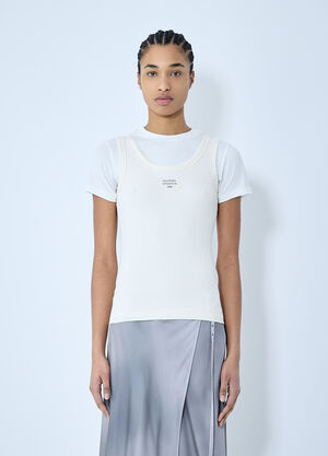 Acne Studios 叠层 T 恤  白色 acn0260005