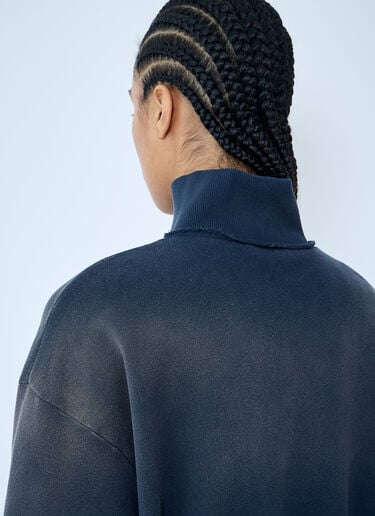 Acne Studios Logo Sweatshirt Navy acn0260006