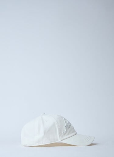로고 모티프 베이스볼 캡 Acne Studios 로고 모티프 베이스볼 캡 화이트 acn0260026