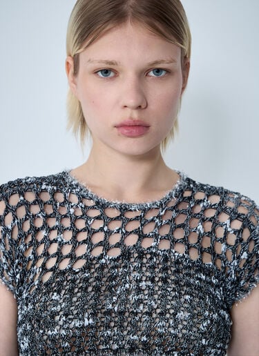 Acne Studios Crochet Top Black acn0261001