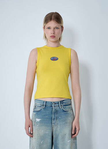 ロゴモチーフタンクトップ Acne Studios ロゴモチーフタンクトップ イエロー acn0261003