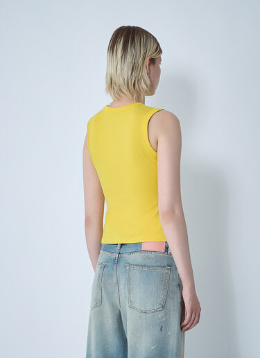 ロゴモチーフタンクトップ Acne Studios ロゴモチーフタンクトップ イエロー acn0261003