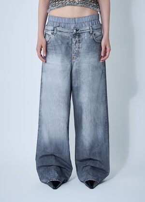 Acne Studios Printed Pants Grey acn0261004