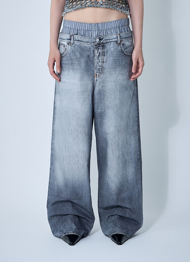 Acne Studios Printed Pants Grey acn0261004