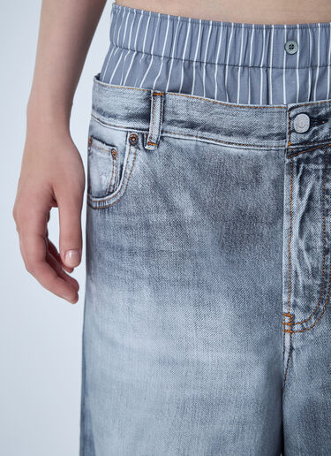Acne Studios Printed Pants Grey acn0261004