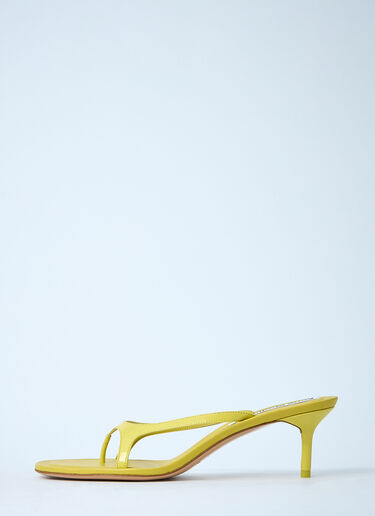 レザーヒールサンダル Acne Studios レザーヒールサンダル イエロー acn0261012