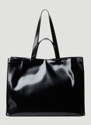 徽标购物托特包 Acne Studios 徽标购物托特包 黑色 acn0353009