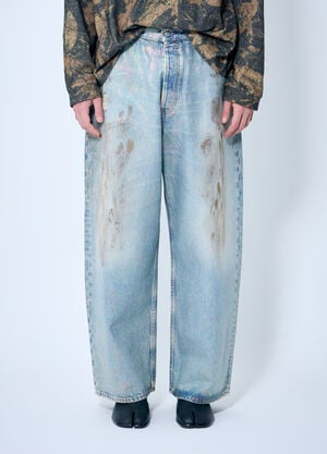 Acne Studios 2023 Super Baggy Fit Jeans Blue acn0359003