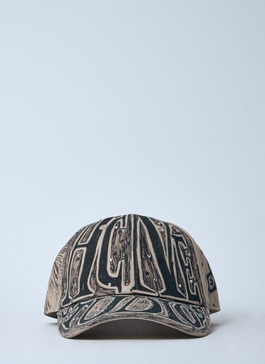 Logo Motif Baseball Cap Acne Studios Logo Motif Baseball Cap Beige acn0360003