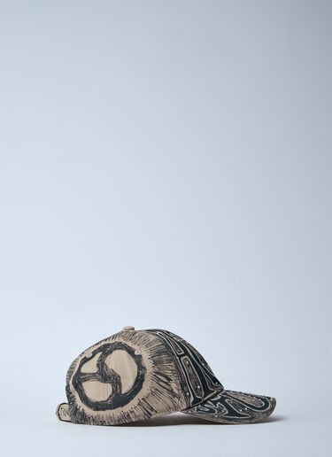 Logo Motif Baseball Cap Acne Studios Logo Motif Baseball Cap Beige acn0360003