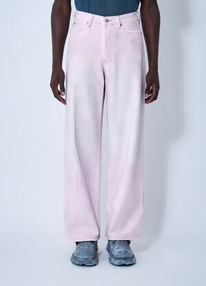 Acne Studios 1981 Coated Jeans Pink acn0361001
