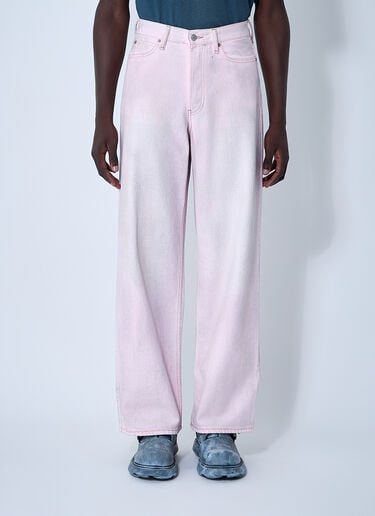 Acne Studios 1981 Coated Jeans Pink acn0361001