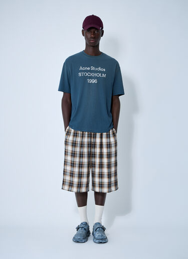 Check Shorts Acne Studios Check Shorts Beige acn0361003